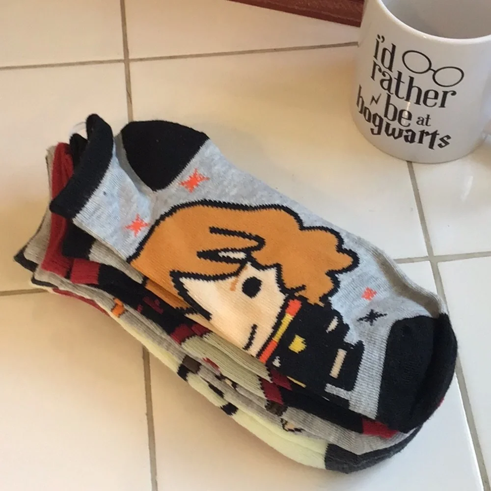 ‘Harry Potter’ Ankle Socks (6 pr) NWT
